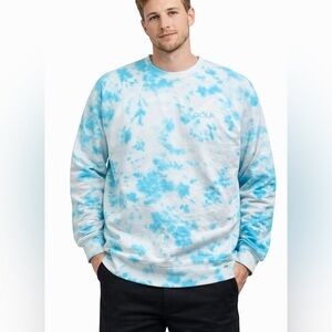 Golf Wang Blue Tie-Dye Men's Crewneck Sweater